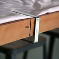thumbnail image 2 of 12 Pièces Pinces de Nappe Extérieure Grandes Pinces de Couverture de Table pour 2 Pouces d'Épaisseur, Porte-Agrafes de Nappe de Pique-Nique en Acier Inoxydable Flexible, 2 of 5