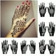 thumbnail image 4 of 2025 New Professional Henna Stencil Temporary Hand Tattoo Body Art Sticker Template Wedding Tool Flower Tattoo Stencil, 4 of 4