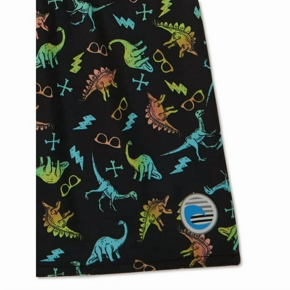 Laguna Boys Beach Dinosaur Swim Trunks with UPF50 ,