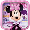 7" Minnie Mouse Bow-Tique Square Paper Party Plate, 8ct