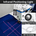 thumbnail image 5 of Sewing Machine Light,Positioning Quilting Light,3 in 1 Laser Guide for Sewing Machine Quilting Light with Adjustable Line with Crosshairs and Dot Illumination Heads,for Precise Stitching(Character), 5 of 7