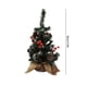 thumbnail image 3 of Decoraciones navideñas Fiudx Árbol de Navidad de lino y frutos rojos Adornos navideños Decoración navideña de escritorio Mini árbol de Navidad, 3 of 7