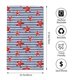 thumbnail image 2 of Balery Starfish Navy Blue Stripe Toalla de Microfibra Premium con Estampado – 27.5x16 pulgadas, Alta Absorción, Suave y Aterciopelada, Secado Rápido, 2 of 6
