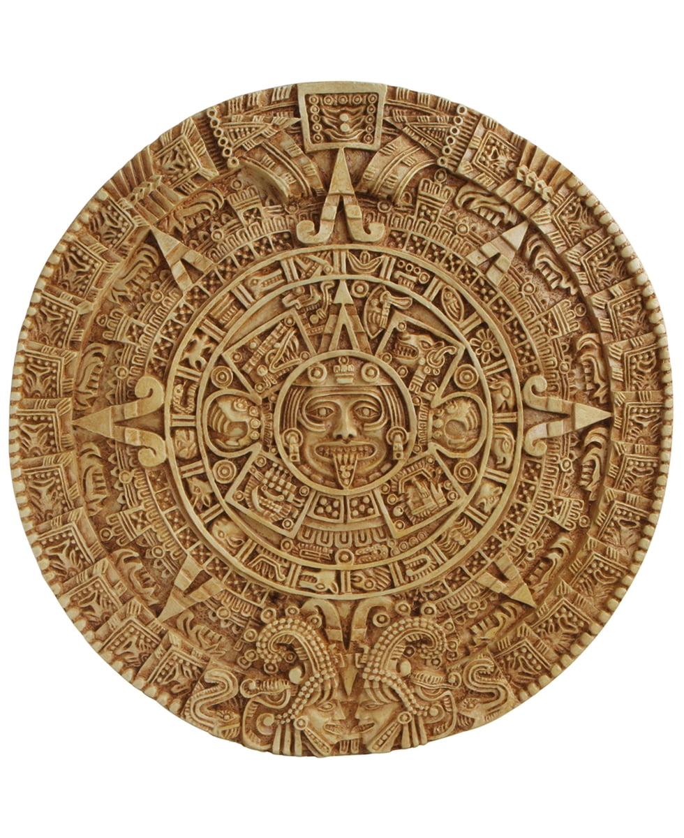 Aztec Solar Calendar Wall Relief, Large
