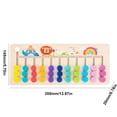 thumbnail image 4 of Diapositiva Color y forma Matching Brain Teasers Juego de lógica Kids Color Matching Play, 4 of 8