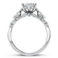 thumbnail image 2 of Spot Jewel 2.3 Ct Marquise Cut Lab Created Diamond Ring - Butterfly & Bee Vine Twist Solitaire Engagement Ring - 14K White Gold Plated Design - Lab Grown Diamond Ring for Her - Wedding Ring, 2 of 3