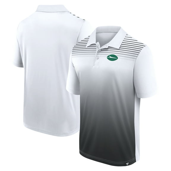 Men's Logo Athletic White New York Jets Sandlot Game Polo