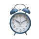 thumbnail image 1 of Reloj despertador azul con doble campana y esfera luminosa de 9 cm x 13 cm x 6,5 cm., 1 of 2