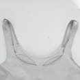 thumbnail image 6 of Womens Tank Tops with Built in Bras U Neck Casual Plain Cropped Fitted Padded Sleeveless Shirt Summer Outfits, 6 of 6