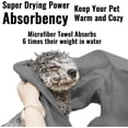 thumbnail image 4 of 3 Pack Microfiber Dog Towels for Drying Dogs, Super Absorbent and Soft Pet Grooming Towel, 40 Inch X 23.6 Inch, Perfect Dog Drying Towels for Large, Medium or Small Dogs, Grey, 4 of 7