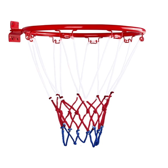 Wall Mounted Basketball Rim for Indoor and Outdoor Play – Heavy Duty Steel Frame with Durable Net – Easy Assembly and Installation