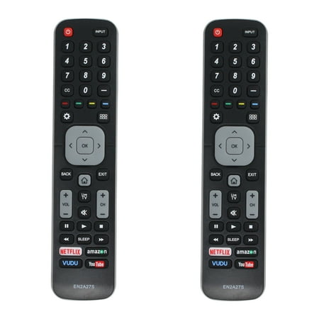 2-Pack EN2A27S Remote Control Replacement - Compatible with Sharp LC43N5000 TV