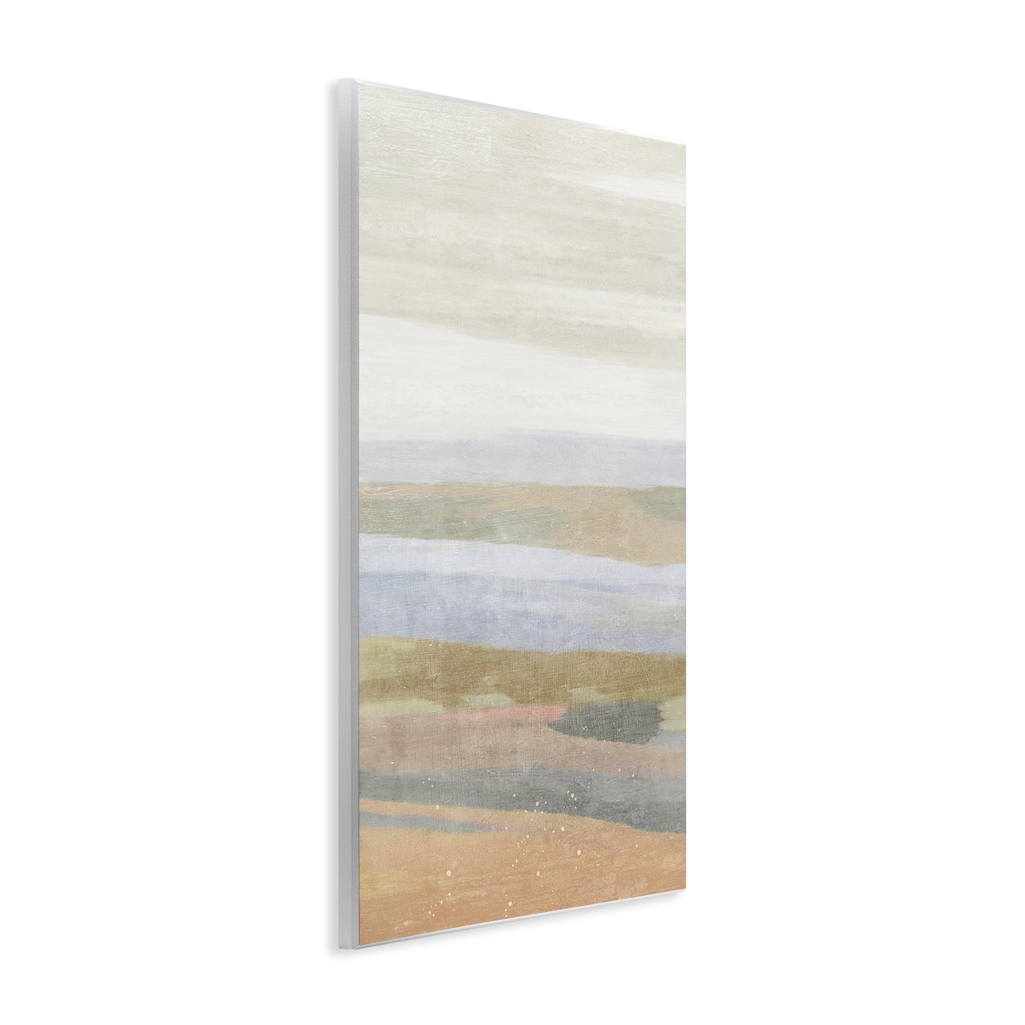 Stupell Industries Beach Dunes Abstraction Coastal Painting Unframed Art Print Wall Art, 13 x 19