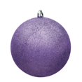 thumbnail image 1 of Vickerman N210886 3 Po. Boule Pailletée Transparente, Lavande - 12 par Sac, 1 of 1