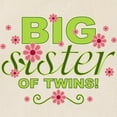 thumbnail image 3 of CafePress - Big Sister Of Twins Tote Bag - Unisex Canvas Tote Bag, Beige, 1-Piece, 3 of 8
