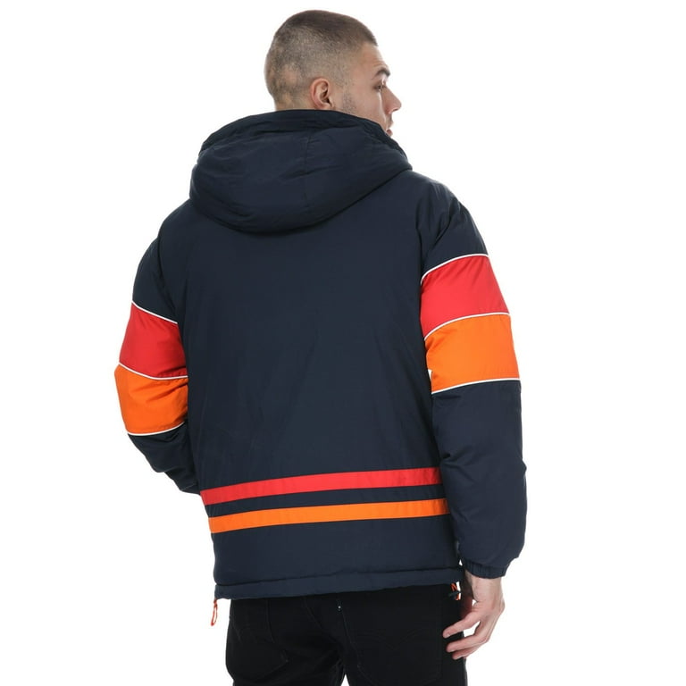 ellesse アノラックジャケット M ネイビー/オレンジ Men's Ellesse Anorak in Blue - Walmart.com