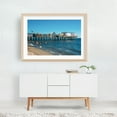 thumbnail image 5 of Old Orchard Beach Pier 02 - Old Orchard Beach Maine Photography Oak Framed Wall Art Print 16 x 24 inches, 5 of 6