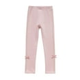 thumbnail image 2 of Spazoro Toddler Girls Leggings, Stretchy Elastic Waist Casual Soft & Comfy Fall and Winter Outwear Tights Pants Pink Size 2 T, 2 of 5