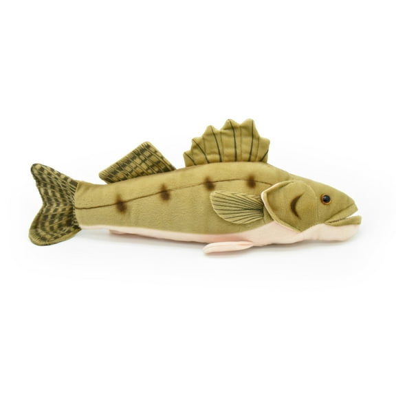 Walleye, Fish, Realistic, Lifelike, Stuffed, Soft, Toy, Educational, Animal, Kids, Gift, Very Nice Plush Animal 17" F4085 BB54