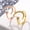 Gold, variant on 925 Sterling Silver Hollow Star Ring, Simple Adjustable Electroplated Silver Rings, Inlaid Gemstone Moon Stars Design, Birthday Gift for Women