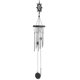 thumbnail image 4 of Wind Chime for Garden Decor, Handmade Pine and Metal Wind Bell Pendant with Sun Moon Design - Outdoor Indoor Hanging Ornament, 4 of 5