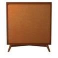 thumbnail image 2 of Flynn Mid Century Modern 4 Drawer Multifunction Chest with Pull Out Workstation Tray in Acorn Finish, 2 of 9
