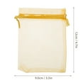thumbnail image 2 of WRITWAA 100Pcs Candy Packing Bags Organza Drawstring Bags for Baby Showers, 2 of 5