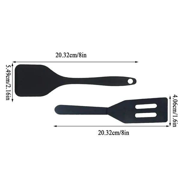 Juego De 6 Utensilios De Silicona Mad Hungry - Espátulas Y Spurtles Para Cocina, Resistentes Al Calor