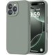 thumbnail image 1 of Funda de Silicona Premium, Forro de Microfibra Suave, para iPhone 16 Pro de 6.3 Pulgadas, Verde calke, 1 of 7