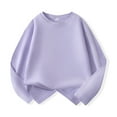 thumbnail image 5 of Generic Kids Girls Casual Long Sleeve T-Shirts Cute Crewneck Tees Soft Cotton Blouse Comfy Lightweight Fall Solid Color T-Shirt, 5 of 5