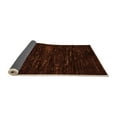 thumbnail image 2 of Ahgly Company Indoor Square Abstract Orange Modern Area Rugs, 5' Square, 2 of 4