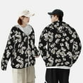 thumbnail image 6 of Kdxio Daisies Flowers Print Women Men Sun Protection UPF 50+ Jackets Zip Up Long Sleeve Hoodie Hiking Lightweight with Pockets, 6 of 8