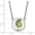 thumbnail image 2 of 925 Sterling Silver Rh-plated LogoArt Kappa Delta Large Enl Pend With Necklace; for Adults and Teens; for Women and Men, 2 of 2