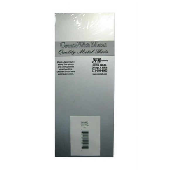 K & S 275 4 x 10 in. Tin Sheet Metal