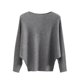 thumbnail image 1 of Suéter de cuello redondo para mujer, nuevo jersey de punto con cuello redondo, manga larga, holgado, estilo europeo y de talla grande, con cuentas de uñas., 1 of 5