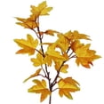 thumbnail image 4 of HESHENG Artificial Maple Leaves Branch Fake Fall Leaves Stems Plants Outdoor For Home Kitchen Thanksgiving Decor 4PACK, 4 of 5