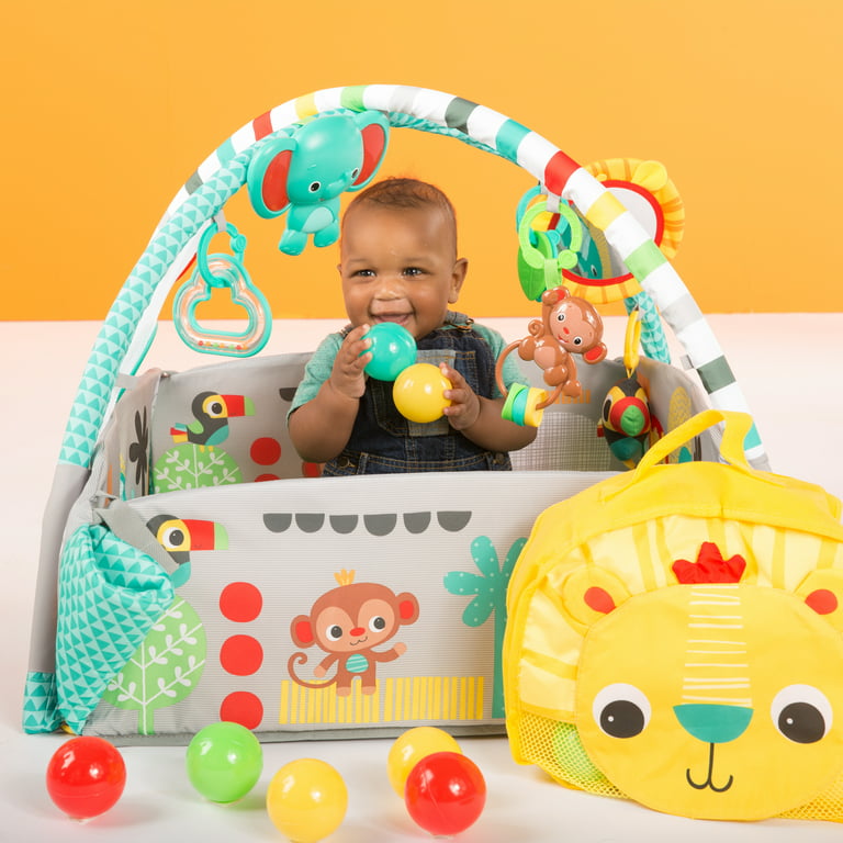 Bright Starts 5-in-1 Your Way Ball Play Activity Gym & Ball Pit - Neutral,  Ages Newborn + 