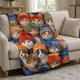 thumbnail image 1 of Camping Blanket Gifts,Soft Camping Throw,Cute Plush Flannel Camping Quilts Decorations for Bedroom Sofa Bed Outdoor Travel 39.3x27.6in, 1 of 6