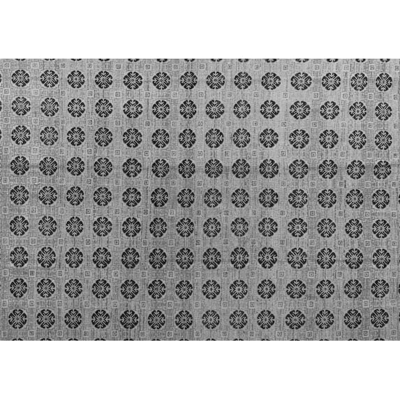 Ahgly Company Indoor Rectangle Abstract Gray Modern Area Rugs, 8' x 12'