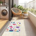 thumbnail image 4 of Yayeee Doormat for Indoor Entrance 32" x 20" Non Slippery Floor Rug, Retro Round, 4 of 8