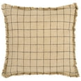 thumbnail image 2 of Safavieh Alita 20" x 20" Bohemian Linen Decorative Pillows, Natural/Black, 2 of 4