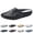 Black, variant on Women All-Match Hollow Breathable Flats Summer Slippers,Slip-on Round Toe Non-Slip Softsole Lightweight Comfortable Orthotic Dressy Leather Loafer Beige