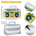 thumbnail image 3 of 2 Pieces Boombox Radio Inflatable Mobile Phone, Inflatable Props For 80s 90s Party Decorations, 3 of 5