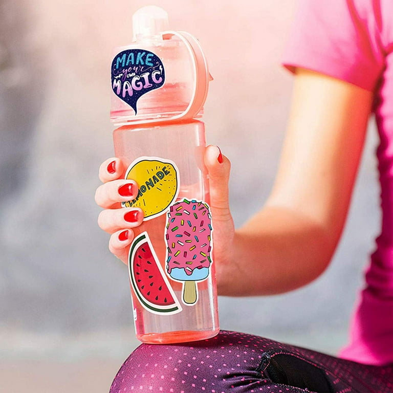 Hellobye〗Water Stickers Bottles Big Cute Waterproof Aesthetic Trendy  Stickers For Teens 