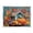 Birdhouse and Colorful Birds, variant on Acrylic Tray Clear Serving Tray Rectangle Decorative Tray with Cut Handle Beautiful Red Bird