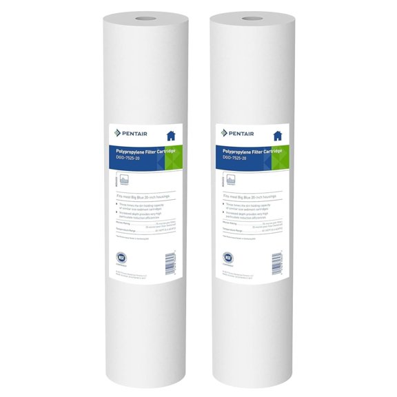 Cartucho de filtro de agua Pentair Pentek DGD-7525-20 25μm