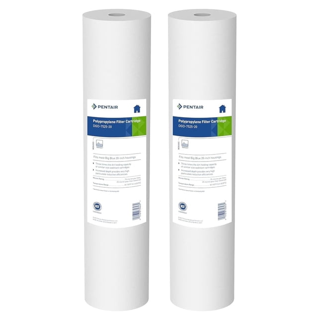 Cartucho de filtro de agua Pentair Pentek DGD-7525-20 25μm