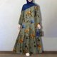 thumbnail image 1 of WILLBEST Vestidos de Mujer Vestido Informal Abaya de Manga Larga con Botones para Mujer Trajes de Dubái Extra Grande, 1 of 3