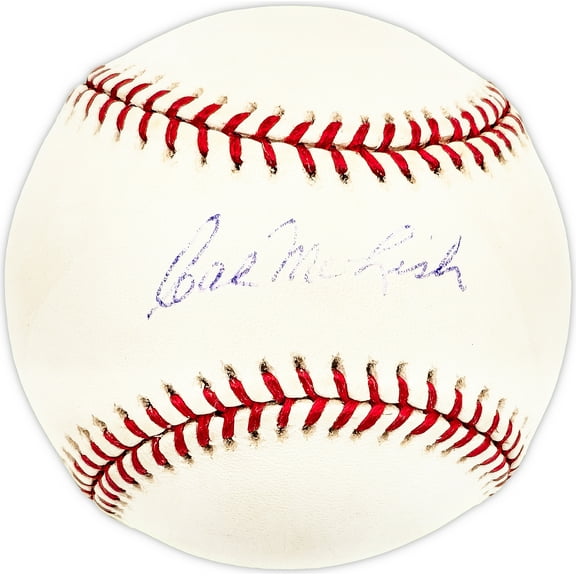 Cal McLish Autographed Official MLB Baseball Philadelphia Phillies, Los Angeles Dodgers SKU #226007
