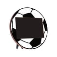thumbnail image 2 of shyuyusa Horizontal 6 Inch Photo Frame Sports Ball Pattern Picture Display For Home Desktop Wall Decor, 2 of 6